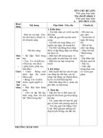 Giáo án chủ nhiệm tuần 1: Tết trung thu