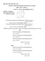 Chương trình ôn tập Khối 5 Tuần 22