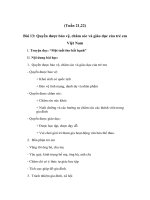 CÔNG DÂN 7 - TUẦN 21,22 NĂM HỌC 2020 - 2021