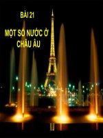 Địa lí 5: Một số nước ở Châu Âu