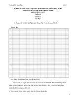 Môn tiếng việt lớp 5 tuần 22 chính tả bài: Hà Nội