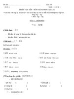 Môn Hoa văn Khối 5 Tuần 25