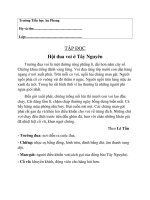 Lớp 3 - Bài tập tuần 25