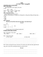 TÀI LIỆU HƯỚNG DẪN HỌC SINH ÔN TẬP TẠI NHÀ KHỐI 3