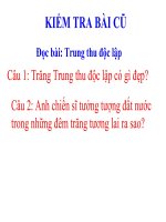 Tập đọc - Tuần 7 - Ở vương quốc tương lai