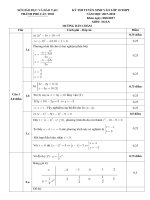 Đáp án vào 10 Toán học Cần Thơ 2017-2018 - Học Toàn Tập