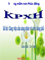 Công nhân vệ sinh môi trường