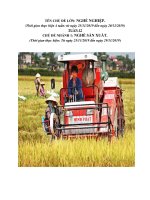 Giáo án tuần 12 Nghề sản xuất