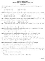 Tài liệu ôn tập toán lớp 12 và thi THPT Quốc gia lớp 12 - Chuyên đề 15. Tọa độ trong không gian - Học Toàn Tập