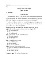 Tuần 26 - ôn tập tiếng việt lớp 1