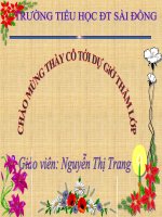 Tiểu học Đô thị Sài Đồng | Tập thể thao với trò choi golf