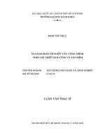 So sánh phân tích kết cấu công trình theo giả thiết sàn cứng và sàn mềm  