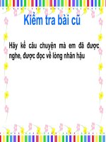 Lớp 4: Kể chuyện - Tuần 4: Một nhà thơ chân chính