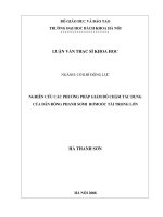 Nghiên cứu các phương pháp giảm độ chậm tác dụng của dẫn động phanh sơmi rơmoóc tải trọng lớn pdf