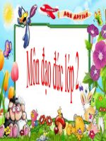 Đạo đức 2 - Tuần 30 - Bảo vệ loài vật có ích