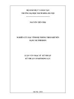 Nghiên cứu đặc tính hệ thống treo khí nén dạng Mc Pherson