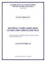 Mô phỏng và điều khiển động cơ một chiều không chổi than 