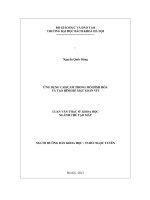 Ứng dụng CAD CAM trong mô hình hóa và tạo hình bề mặt xoắn vít