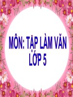 Tập làm văn - Luyện tập tả cảnh