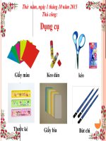 Tuần 7 - Thủ công  - Lớp 3 - 2017 - 2018 - Gấp bông hoa 5 cánh