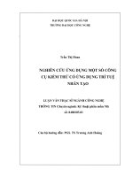 Nghiên cứu ứng dụng một số công cụ kiểm thử có ứng dụng trí tuệ nhân tạo​ 