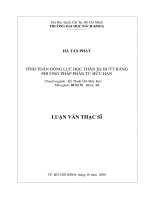 Tính toán động lực học thân xe buýt bằng phương pháp phần tử hữu hạn 