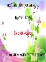 Tuần 04- TV 3 - tập viết tuần 4 bài ôn chữ hoa C