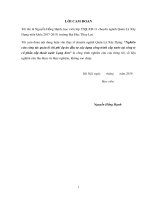 (Luận văn thạc sĩ) Nghiên cứu công tác quản lý chi phí dự án đầu tư xây dựng công trình cấp nước tại Công ty cổ phần cấp thoát nước Lạng Sơn