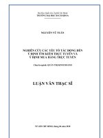 Nghiên cứu các yếu tố tác động đến ý định tìm kiếm trực tuyến và ý định mua hàng trực tuyến  
