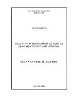 Xử lý vi phạm hành chính về xuất xứ hàng hóa tại việt nam hiện nay​ 