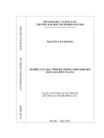 Nghiên cứu đặc tính hệ thống treo khí nén dạng hai đòn ngang