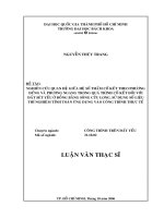 Nghiên cứu quan hệ giữa hệ số thấm cố kết theo phương đứng và phương ngang trong quá trình cố kết đối với đất sét yếu ở đồng bằng sông cửu long  sử dụng số liệu thí nghiệm tính toán ứng dụngvào công trình thực tế 