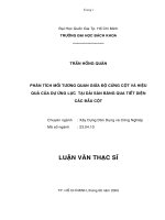 Phân tích mối tương quan giữa độ cứng cột và hiệu quả của dự ứng lực tại dải sàn băng qua tiết diện các đầu cột 