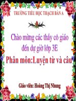 LTVC: Mở rộng vốn từ về cộng đồng