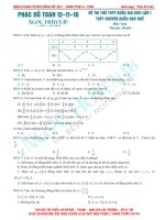 đề thi thử tốt nghiệp THPT năm học 2020 2021 trường THPT chuyên quốc học huế lần 1