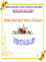 Tiếng Việt 5 - Tuần 6 - LTVC - MRVT Hữu nghị-hợp tác