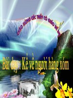 Tiểu học Đô thị Sài Đồng | Tuần 7: Kể về người hàng xóm