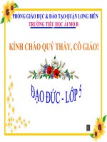 Đạo đức 5 - Tuần 6  - Có chí thì nên (Tiết 2)
