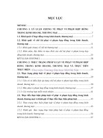 Phạt vi phạm hợp đồng trong kinh doanh, thương mại 