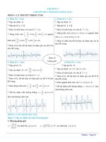Tài liệu dạy thêm toán 11 2020