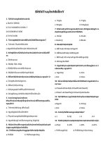 600 CÂU TRẮC NGHIỆM môn TRUYỀN  NHIỄM (10 ĐỀ THI từ các TRƯỜNG Y LỚN) _ NGÀNH Y (có đáp án FULL)