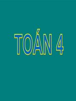 Môn Toán lớp 4Bài: Biểu thức có chứa một chữ