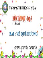 Tuần 11 - Tập đọc 3 - Vẽ Quê Hương