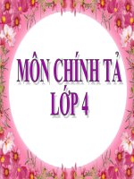 Môn Chính tả lớp 4Bài: Nghe viết: Người thợ rèn