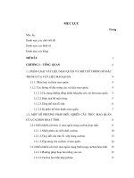 Nghiên cứu điều kiện tổng hợp, tính chất và ứng dụng  của vật liệu mesoporous carbon 