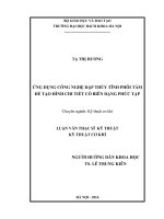 Nghiên cứu thực nghiệm và mô phỏng xác định hệ số co rút phoi khi tiện hợp kim đồng trên máy tiện vạn năng 1K62