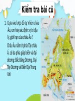 Lớp 5 - Địa lí - Tuần 23: Một số nước ở Châu Âu