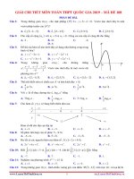 Giải chi tiết đề thi THPT quốc gia môn toán   mã đề 108 