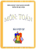 Toán- Tuần 7- Luyện tập trang 31