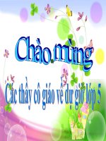 Tiếng Việt 5 - Tuần 10 - Ôn tập giữa học kì I (Tiết 4)